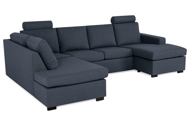 Crazy U-sofa Large Divan Høyre - Mørkeblå - Møbler - Sofaer - U-sofa