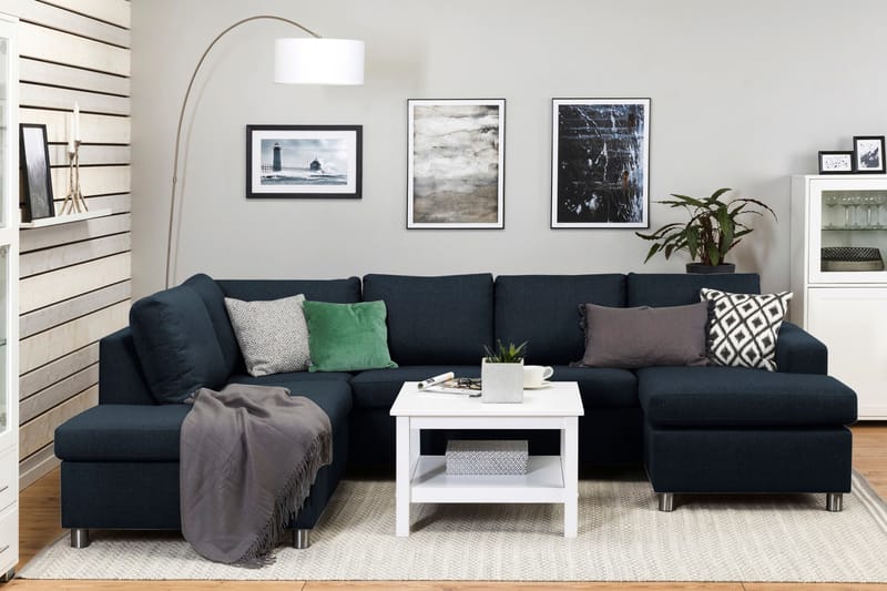 Crazy U-sofa Large Divan Høyre - Mørkeblå - Møbler - Sofaer - U-sofa
