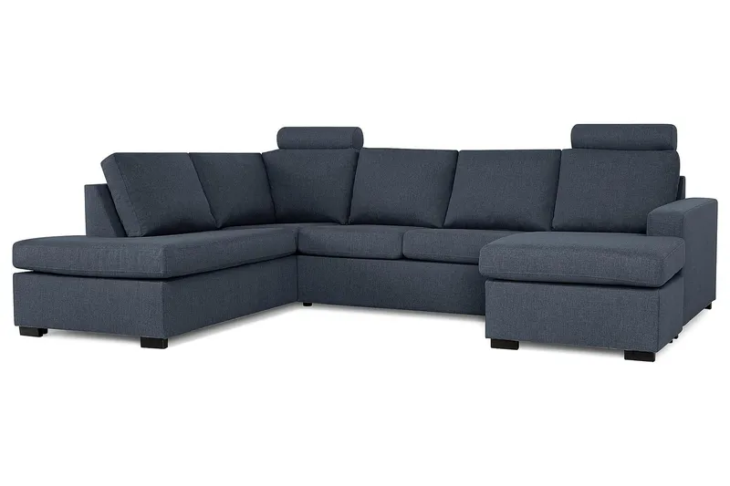 Crazy U-sofa Large Divan Høyre - Mørkeblå - Møbler - Sofaer - U-sofa