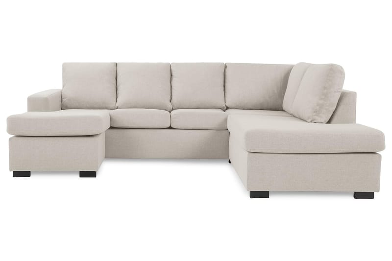 Crazy U-sofa Large Divan Venstre - Beige - U-sofa