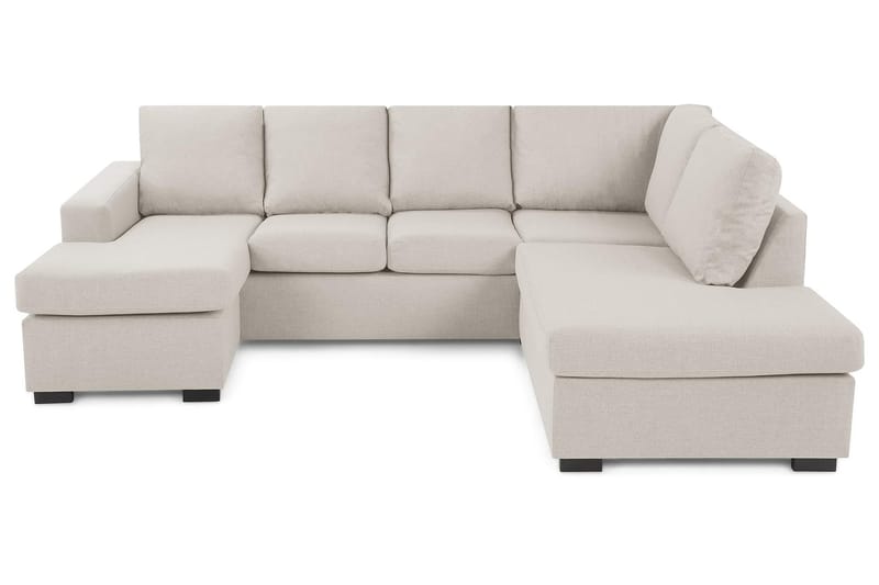 Crazy U-sofa Large Divan Venstre - Beige - U-sofa