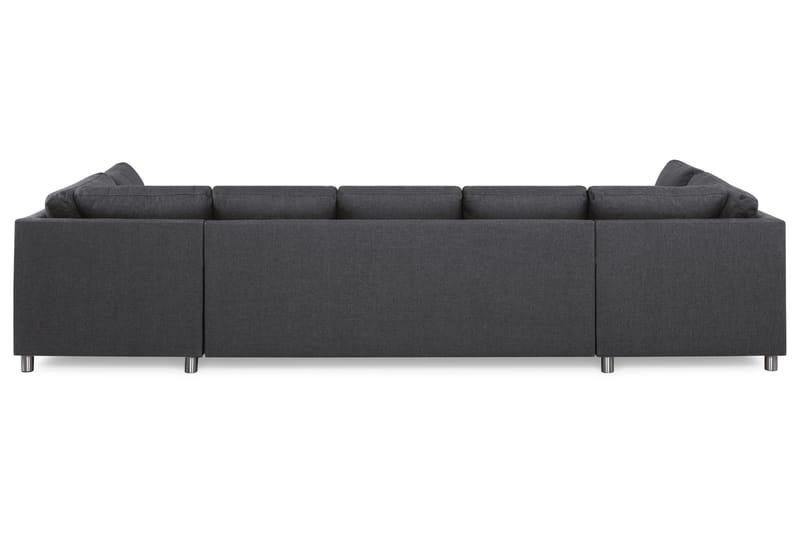 Crazy U-sofa med Sjeselonger - Mørkegrå - U-sofa