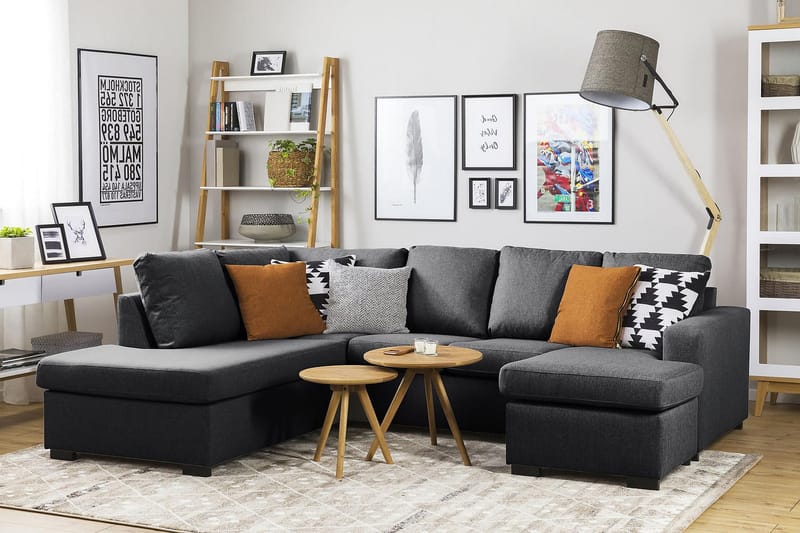 Crazy U-sofa Small Divan Høyre - Mørkegrå - Møbler - Sofaer - U-sofa