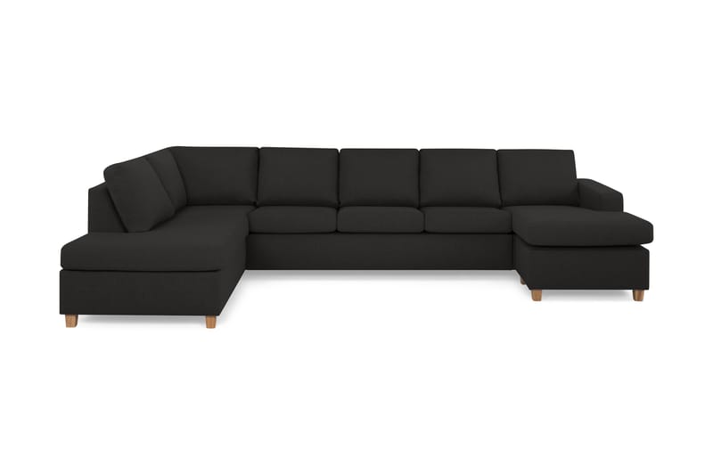 Crazy U-sofa XL Divan Høyre - Antrasitt - U-sofa