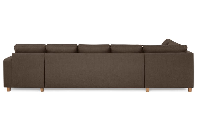 Crazy U-sofa XL Divan Høyre - Brun - U-sofa