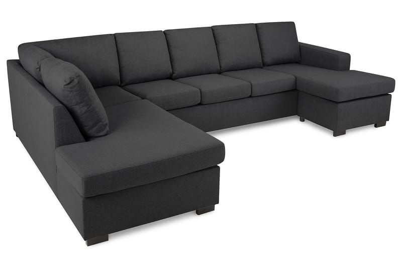 Crazy U-sofa XL Divan Høyre - Mørkegrå - Møbler - Sofaer - U-sofa