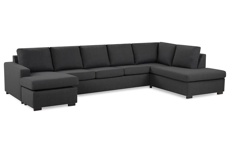 Crazy U-sofa XL Divan Venstre - Mørkegrå - Møbler - Sofaer - U-sofa