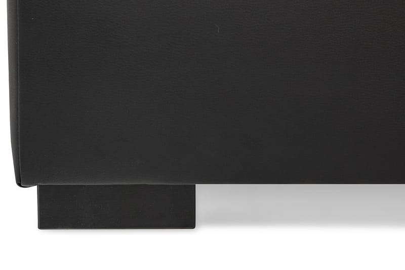 Crazy U-sofa XL Divan Venstre - Svart Kunstlær - Møbler - Sofaer - U-sofa