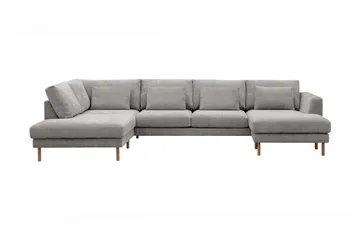 Florenz 4-seters Venstrevendt U-formet Sofa med Divan og Sjeselong i Chenille