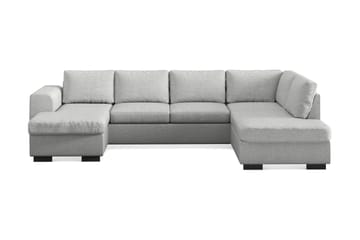 Link 4-seters Høyrevendt U-formet X-Large Sofa med Divan og Sjeselong i Stoff