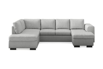 Link 4-seters Venstrevendt U-formet Large Sofa med Divan og Sjeselong i Stoff