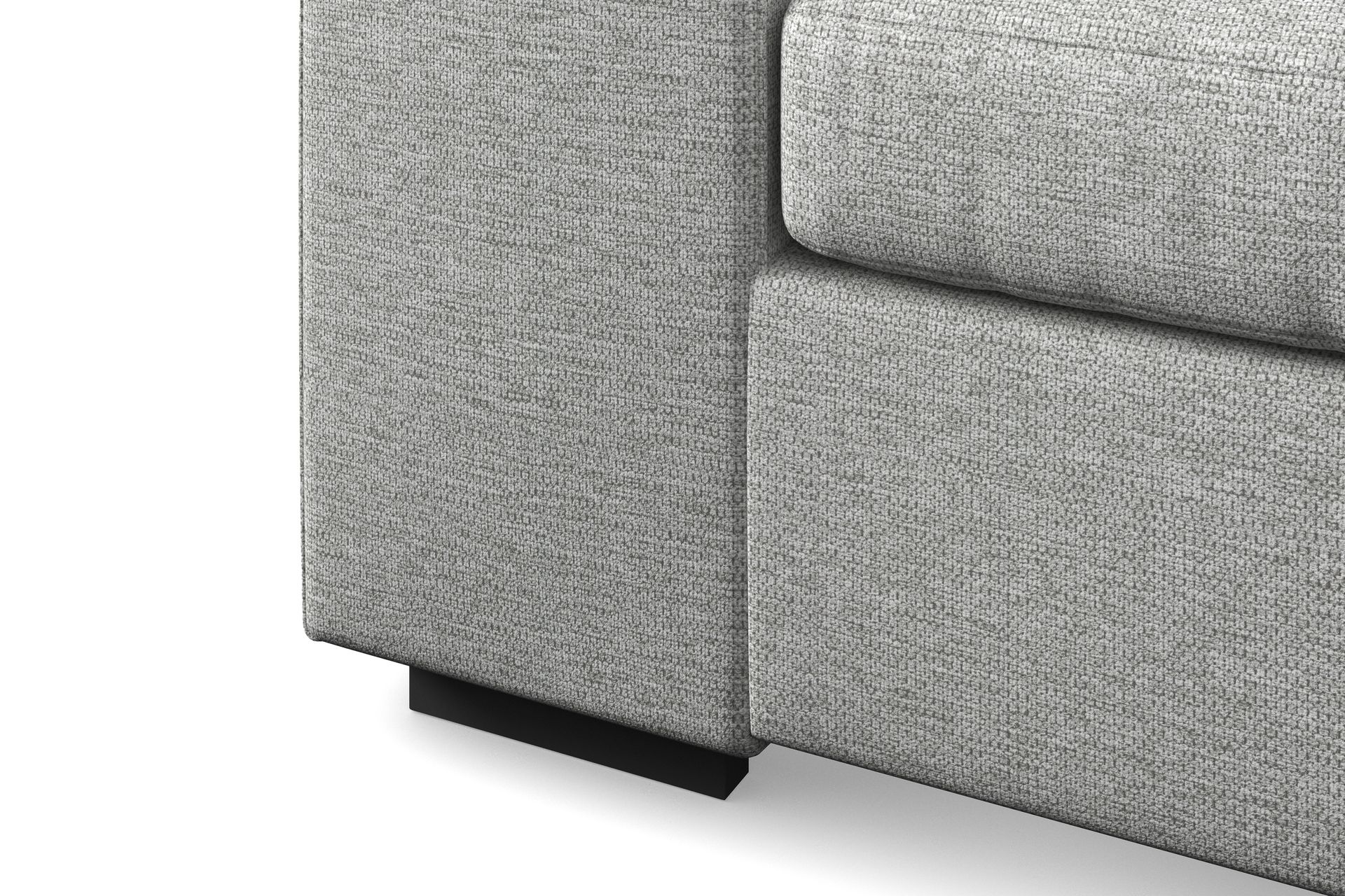 Link 4-seters Venstrevendt U-formet Sofa med Divan og Sjeselong i Stoff - Lys grå - Møbler - Sofaer - U-sofa