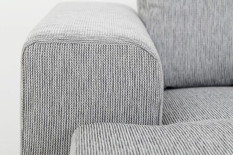 Link 5-seters Høyrevendt U-formet X-Large Sofa med Divan og Sjeselong i Stoff - Lys grå - Møbler - Sofaer - U-sofa