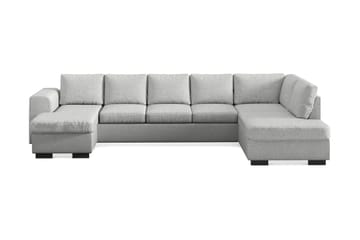 Link 5-seters Høyrevendt U-formet XX-Large Sofa med Divan og Sjeselong i Stoff