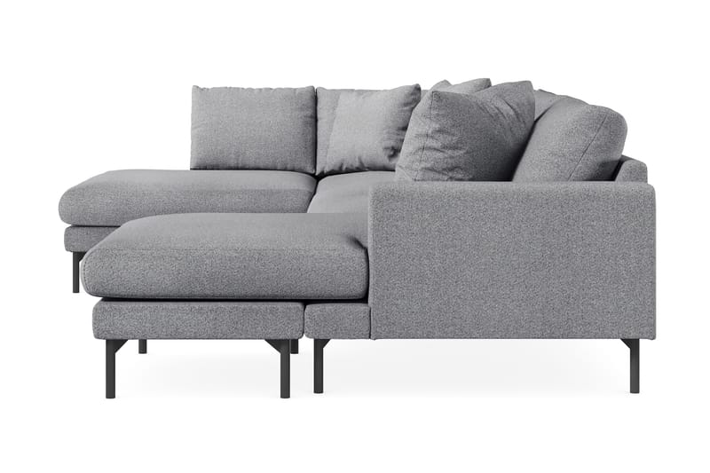 Menard 5-seters U-Sofa - Grå - U-sofa