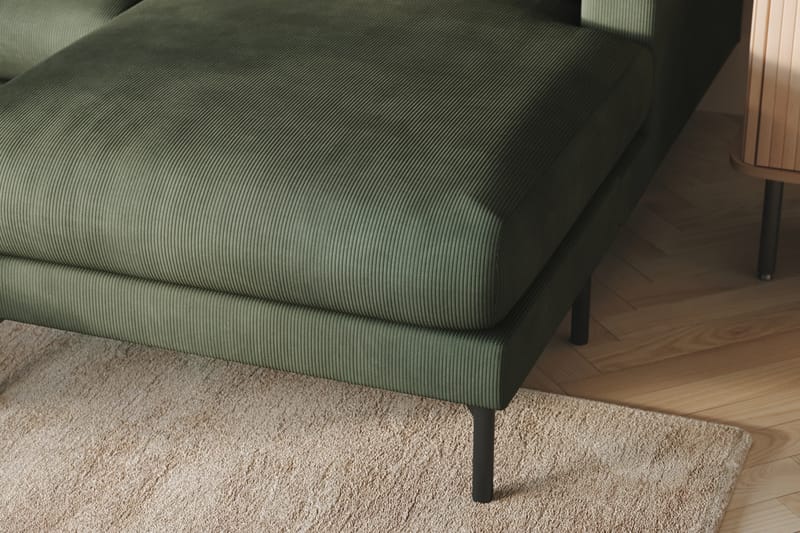 Menard 5-seters U-Sofa - Grønn - U-sofa