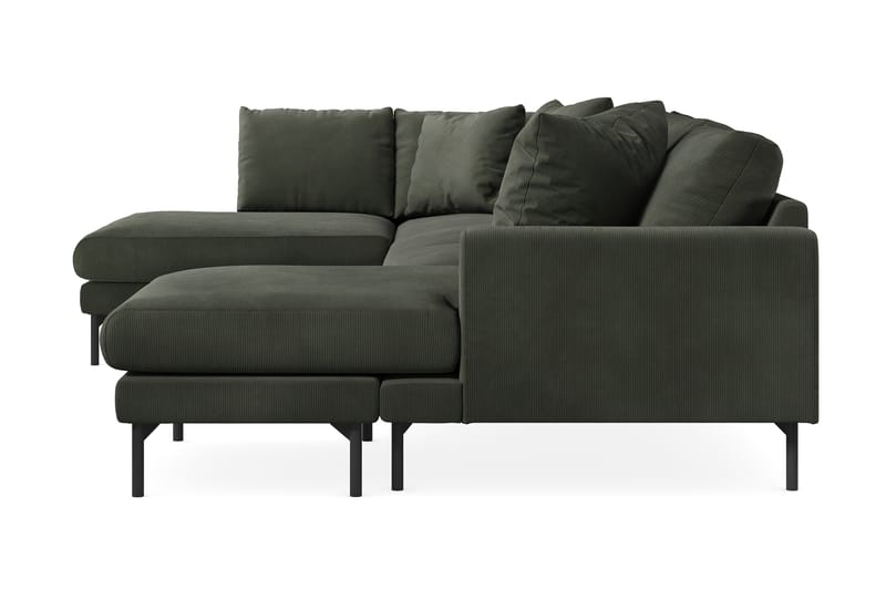 Menard 5-seters U-Sofa - Mørk grønn - U-sofa