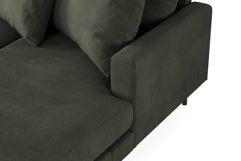 Menard 5-seters U-Sofa - Mørk grønn - U-sofa