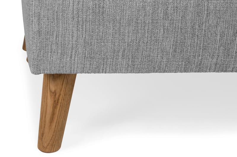 Monroe 6-seters Høyrevendt U-formet Large Sofa med Divan og Sjeselong i Stoff - Grå - Møbler - Sofaer - U-sofa