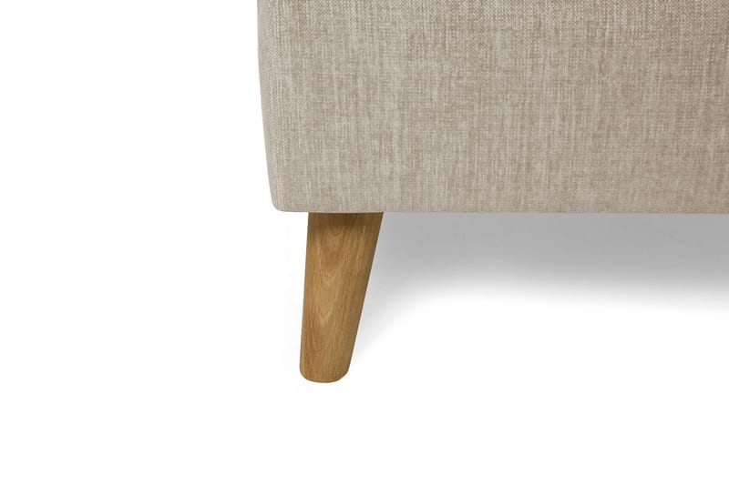 Monroe 6-seters Venstrevendt U-formet Large Sofa med Divan og Sjeselong i Stoff - Beige - Møbler - Sofaer - U-sofa