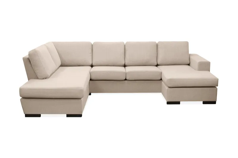 Nebraska U-sofa med Divan Høyre, Beige