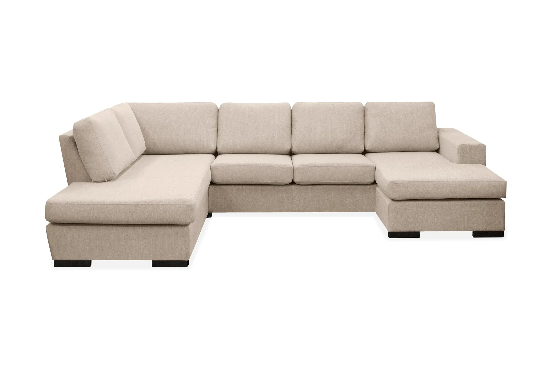 Nebraska U-sofa med Divan Høyre - Beige