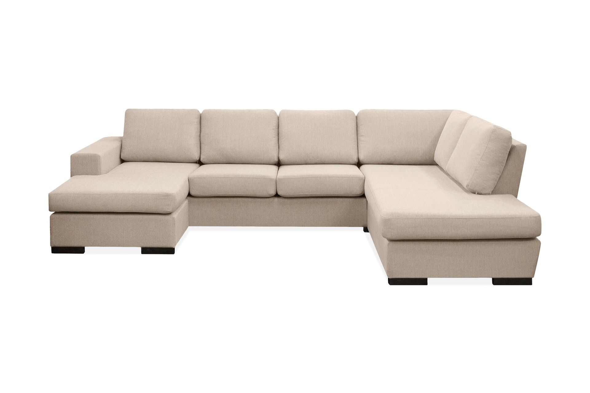 Nebraska U-sofa med Divan Venstre - Beige