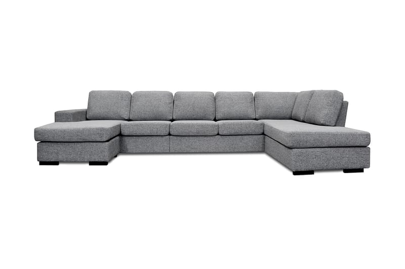 Nebraska U-sofa med Divan Venstre - Lysegrå - Møbler - Sofaer - U-sofa