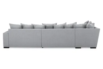 Nebraska U-sofa Venstre Konvoluttputer - Lysegrå - Møbler - Sofaer - U-sofa