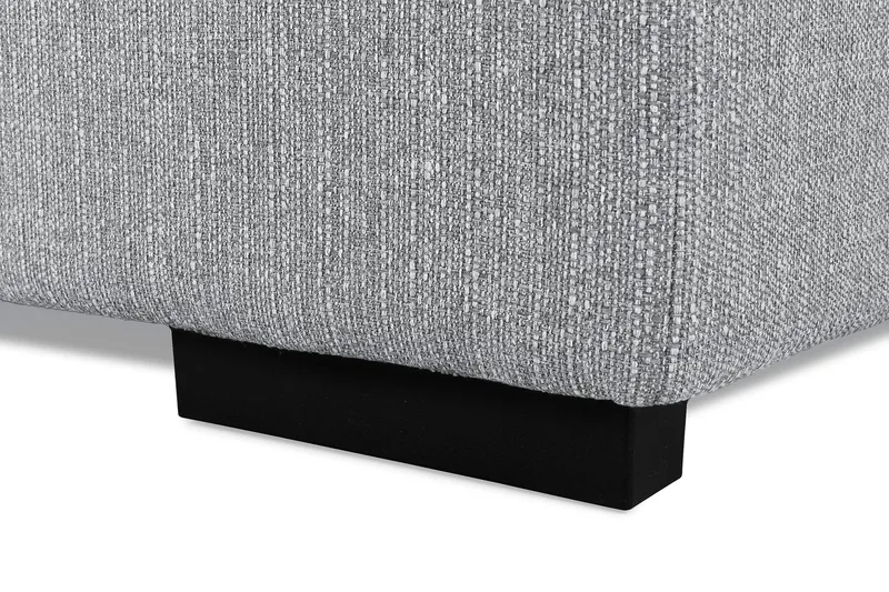 Nebraska U-sofa Venstre Konvoluttputer - Lysegrå - Møbler - Sofaer - U-sofa