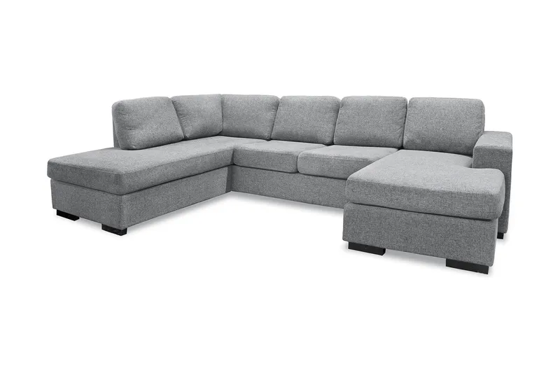 Nebraska U-sofa Venstre, Lysegrå