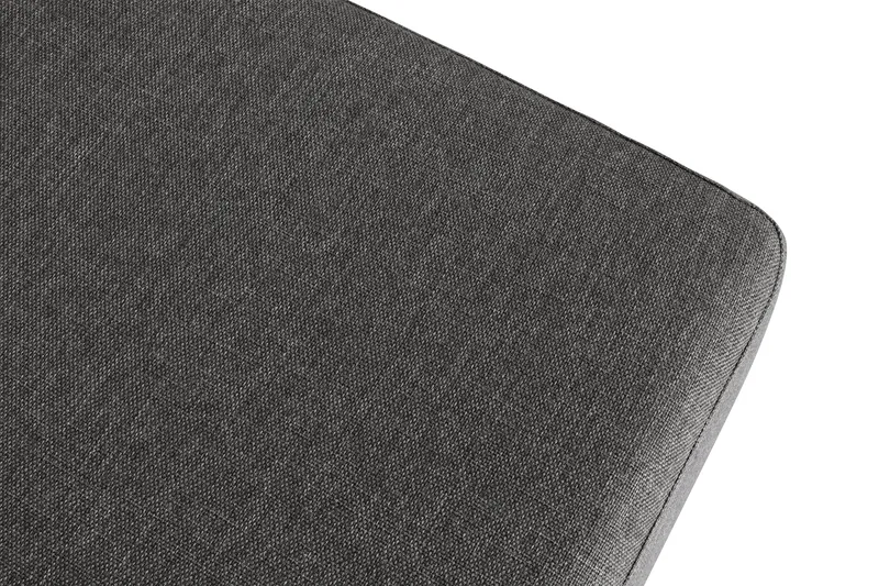 Ocean 4-seters Høyrevendt U-formet Sofa med Divan og Sjeselong i Stoff - Mørk grå - Møbler - Sofaer - U-sofa