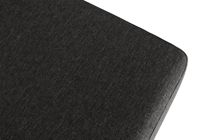 Ocean 5-seters Høyrevendt U-formet Large Sofa med Divan og Sjeselong i Stoff - Svart - Møbler - Sofaer - U-sofa
