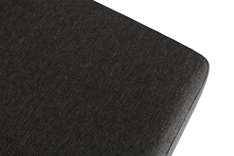 Ocean 5-seters Venstrevendt U-formet Large Sofa med Divan og Sjeselong i Stoff - Svart - Møbler - Sofaer - U-sofa