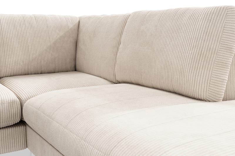 Ocean Lyx U-sofa med Sjeselong Høyre - Beige - Møbler - Sofaer - U-sofa