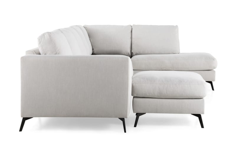 Ocean Lyx U-sofa med Sjeselong Høyre - Linbeige - U-sofa