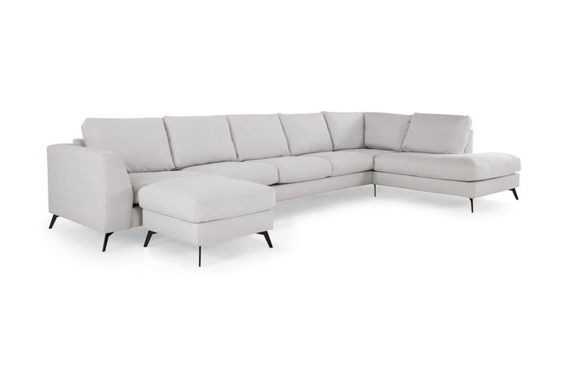 Ocean Lyx U-sofa med Sjeselong Høyre - Linbeige - Møbler - Sofaer - U-sofa