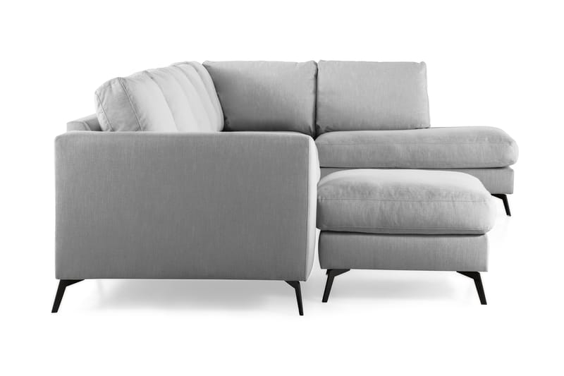 Ocean Lyx U-sofa med Sjeselong Høyre - Lingrå - Møbler - Sofaer - U-sofa
