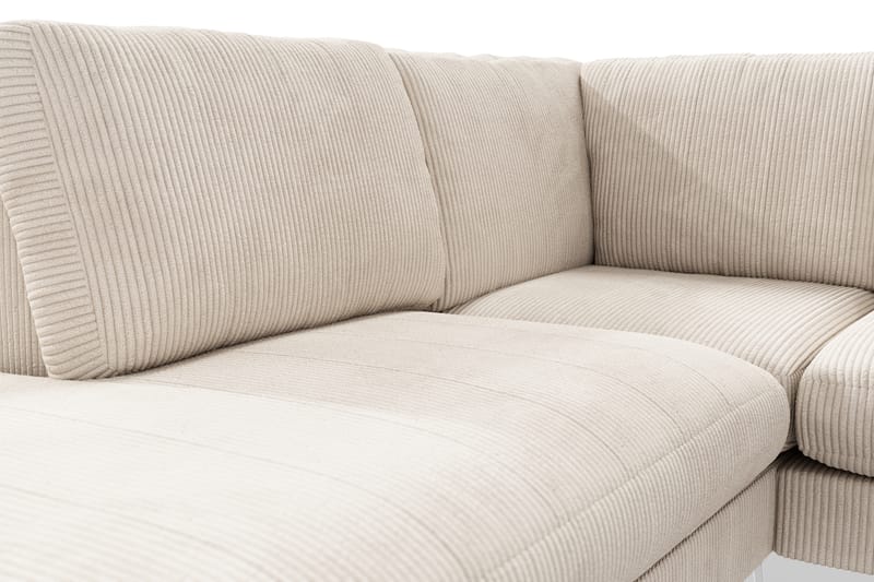 Ocean Lyx U-sofa med Sjeselong Venstre - Beige - U-sofa