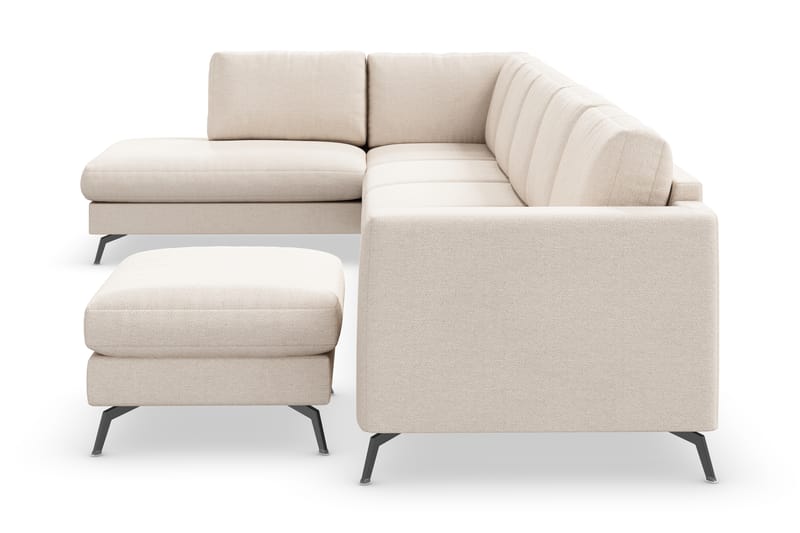 Ocean Lyx U-sofa med Sjeselong Venstre - Beige - U-sofa