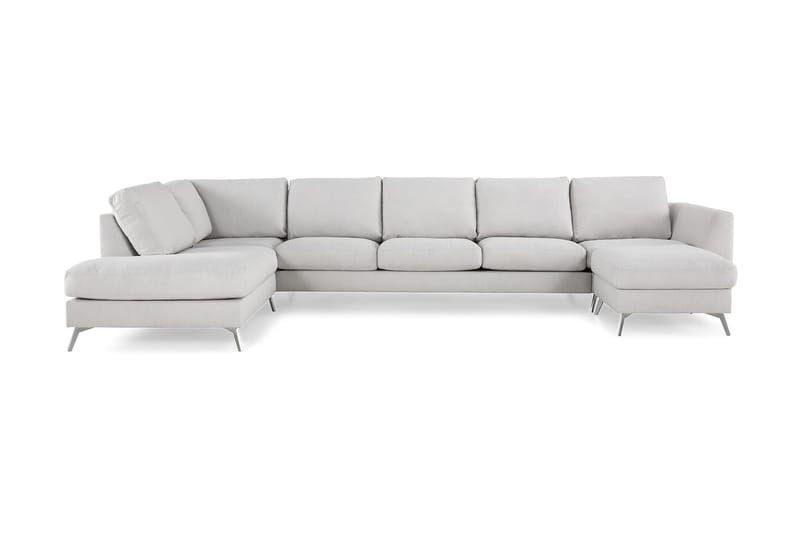 Ocean Lyx U-sofa med Sjeselong Venstre - Linbeige - U-sofa