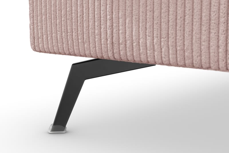 Ocean Lyx U-sofa med Sjeselong Venstre - Rosa - Møbler - Sofaer - U-sofa