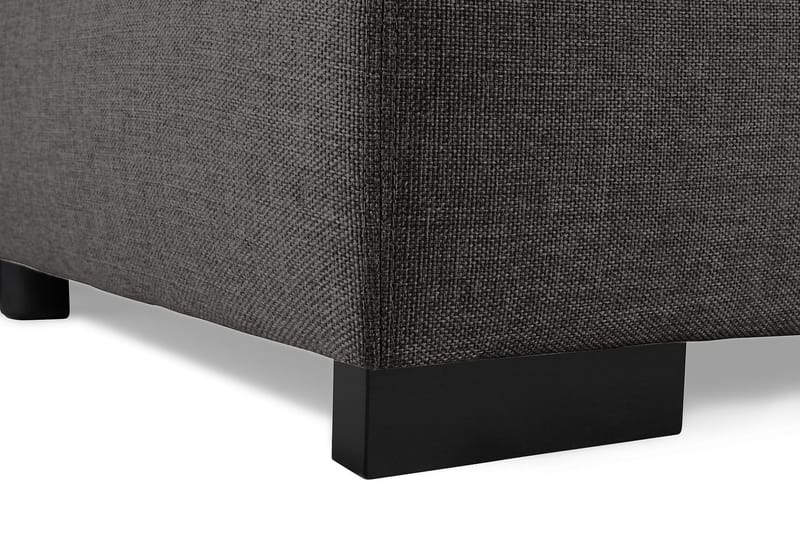 Optus 6-seters Høyrevendt U-formet Large Sofa med Divan og Sjeselong i Stoff - Mørk grå - Møbler - Sofaer - U-sofa