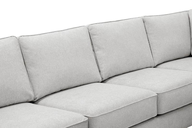Optus 6-seters U-sofa med divan og sjeselong venstre - Lysegrå - Møbler - Sofaer - U-sofa