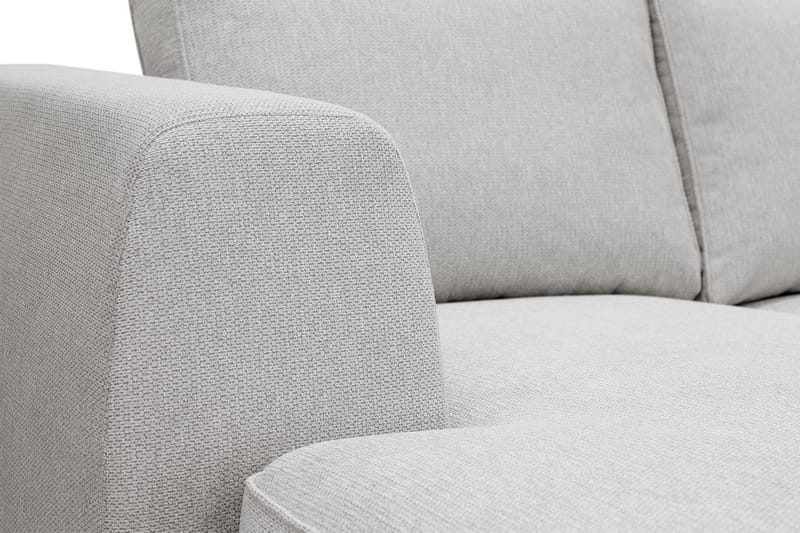 Optus 6-seters U-sofa med divan og sjeselong venstre - Lysegrå - Møbler - Sofaer - U-sofa