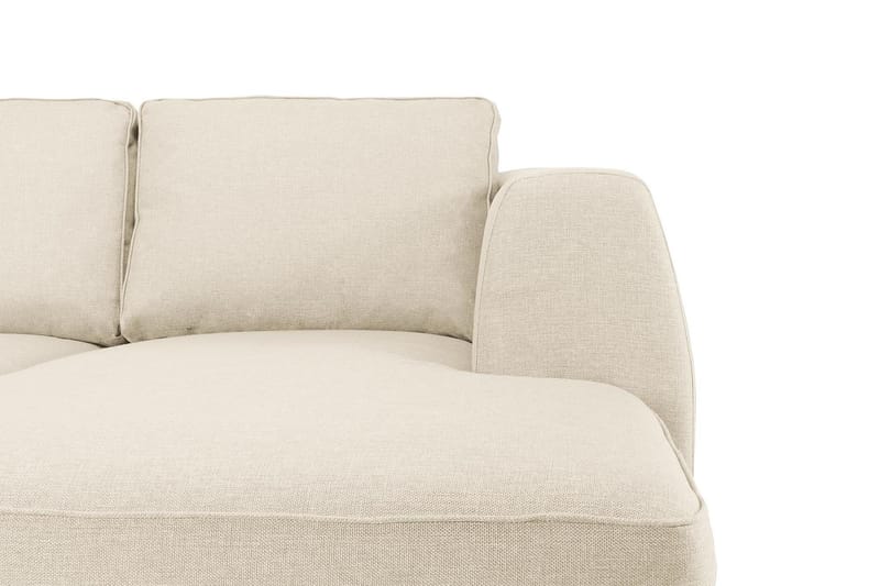 Optus 6-seters Venstrevendt U-formet Large Sofa med Divan og Sjeselong i Stoff - Beige - Møbler - Sofaer - U-sofa