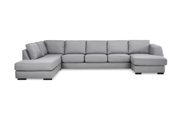 Optus 6-seters Venstrevendt U-formet Large Sofa med Divan og Sjeselong i Stoff