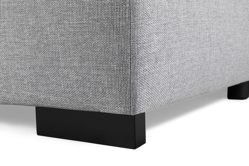 Optus 6-seters Venstrevendt U-formet Large Sofa med Divan og Sjeselong i Stoff - Lys grå - Møbler - Sofaer - U-sofa