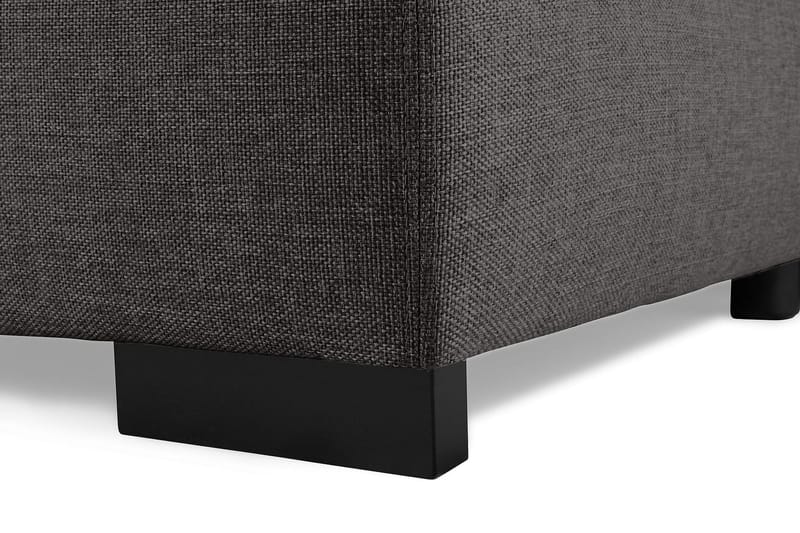 Optus 6-seters Venstrevendt U-formet Large Sofa med Divan og Sjeselong i Stoff - Mørk grå - Møbler - Sofaer - U-sofa