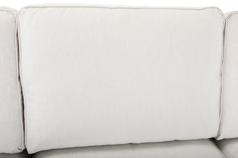 Optus Lyx 4-seters Høyrevendt U-formet Sofa med Divan og Sjeselong i Stoff - Lys grå - Møbler - Sofaer - U-sofa